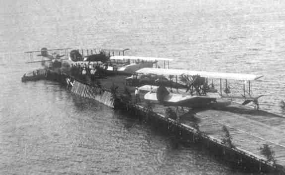 Savoia S16bis (in foreground)